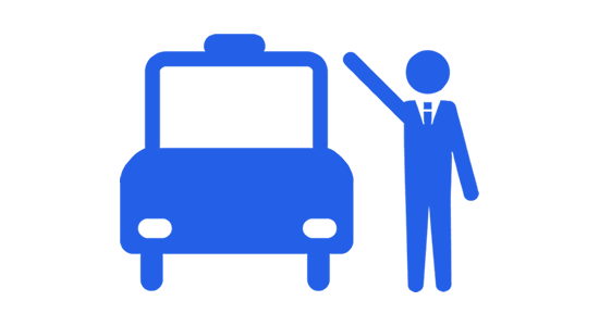 画像:タクシーを利用したい